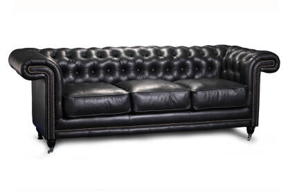Sofa trzyosobowa skóra naturalna Chester Lounge EsteliaStyle